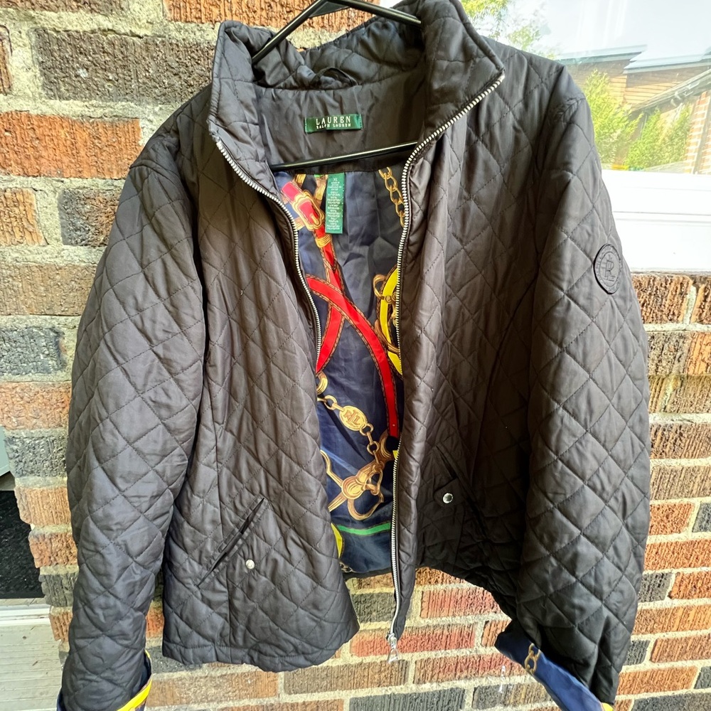 Ralph Lauren Black Quilted Jacket